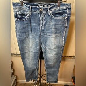 Hydraulic Natural Capri Blue Denim Jeans Size 12